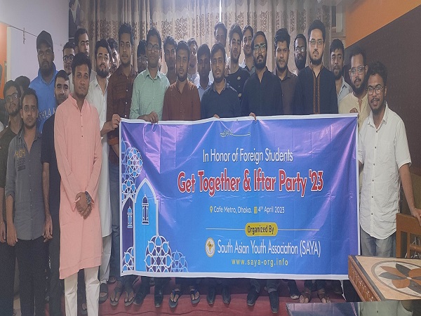 SAYA's get together and iftar party held with foreign students