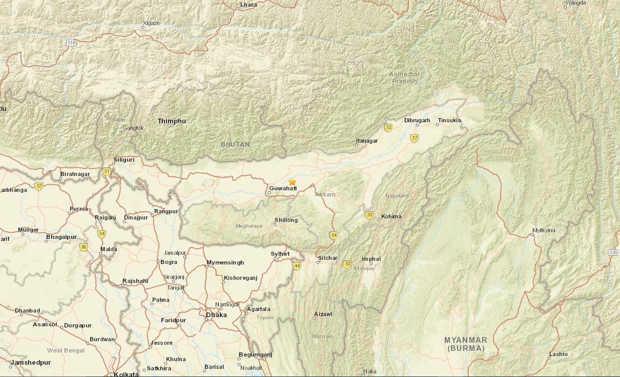 সিলেটে ৫.৩ মাত্রার ভূমিকম্প অনুভূত