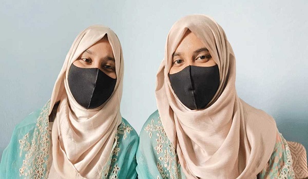 এইচএসসিতে পেলেন জিপিএ-৫ পেলেন, দুই বোন হাফেজা জমজ বোন