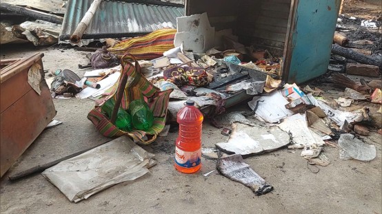 মাগুরায় পেট্রলবোমা হামলায় দুই সরকারি অফিসে অগ্নিকাণ্ড