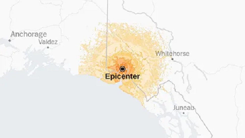 কানাডার সীমান্তের কাছে ৭ মাত্রার ভূমিকম্প