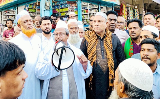 সিলেট-৬ আসনে বিএনপির প্রার্থীকে বিজয়ী করতে জমিয়তের নেতারা মাঠে নেমেছেন