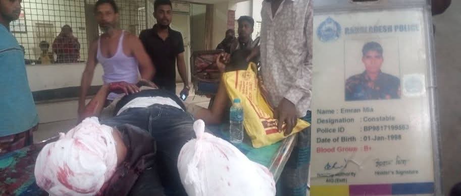 নওগাঁয় ট্রেন থেকে নামতে গিয়ে পুলিশ সদস্যের ২ পা বিচ্ছিন্ন