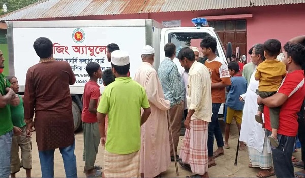 বাড়িতে ফিরলো দুবাইতে নিহত হওয়া এক বাংলাদেশির লাশ