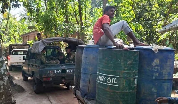 ইউপি চেয়ারম্যানের বাড়িতে মিলল ১২০০ লিটার ডিজেল, ১০ হাজার টাকা জরিমানা