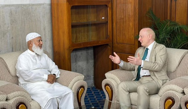 জামায়াতে আমীরের সাথে জার্মানির রাষ্ট্রদূতের বৈঠক