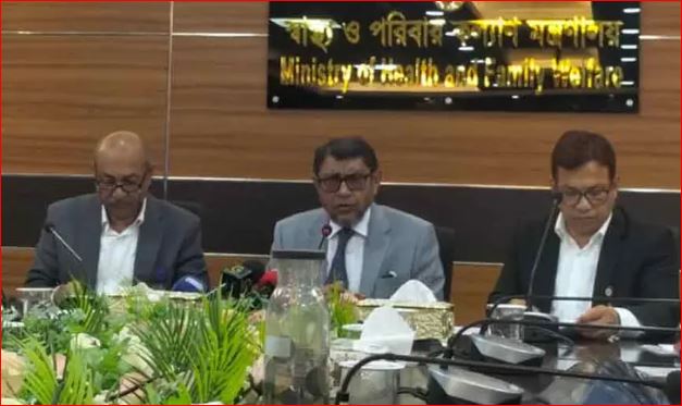 আদ-দ্বীন হাসপাতালের বিষয়ে পরিদর্শনের পর সিদ্ধান্ত : স্বাস্থ্যমন্ত্রী