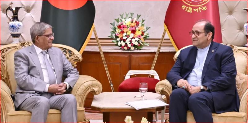 রাষ্ট্রপতির সঙ্গে ইরানের রাষ্ট্রদূতের সৌজন্য সাক্ষাৎ